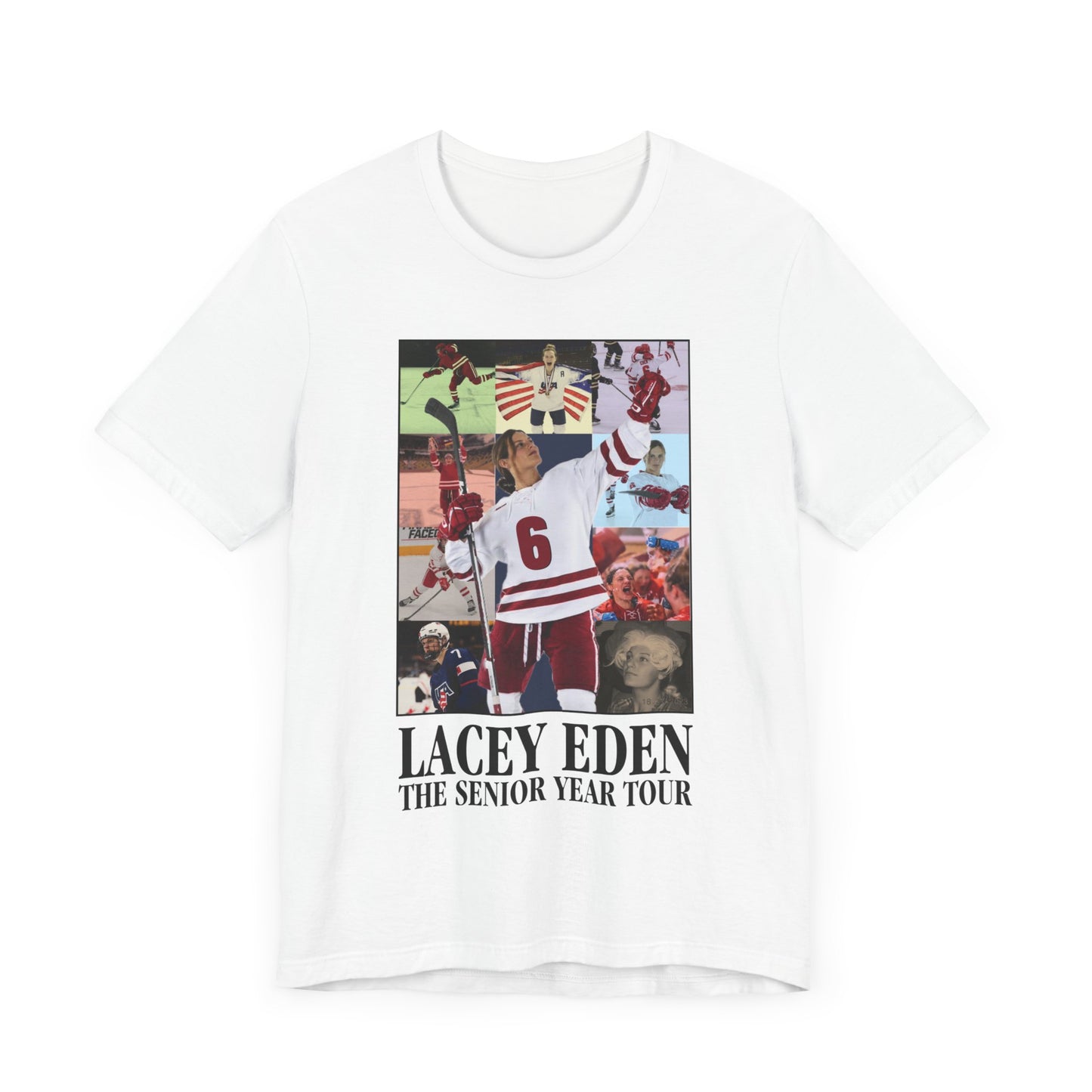 Lacey Eden - Senior Year Tour - Color Plain Back - Unisex Jersey Short Sleeve Tee