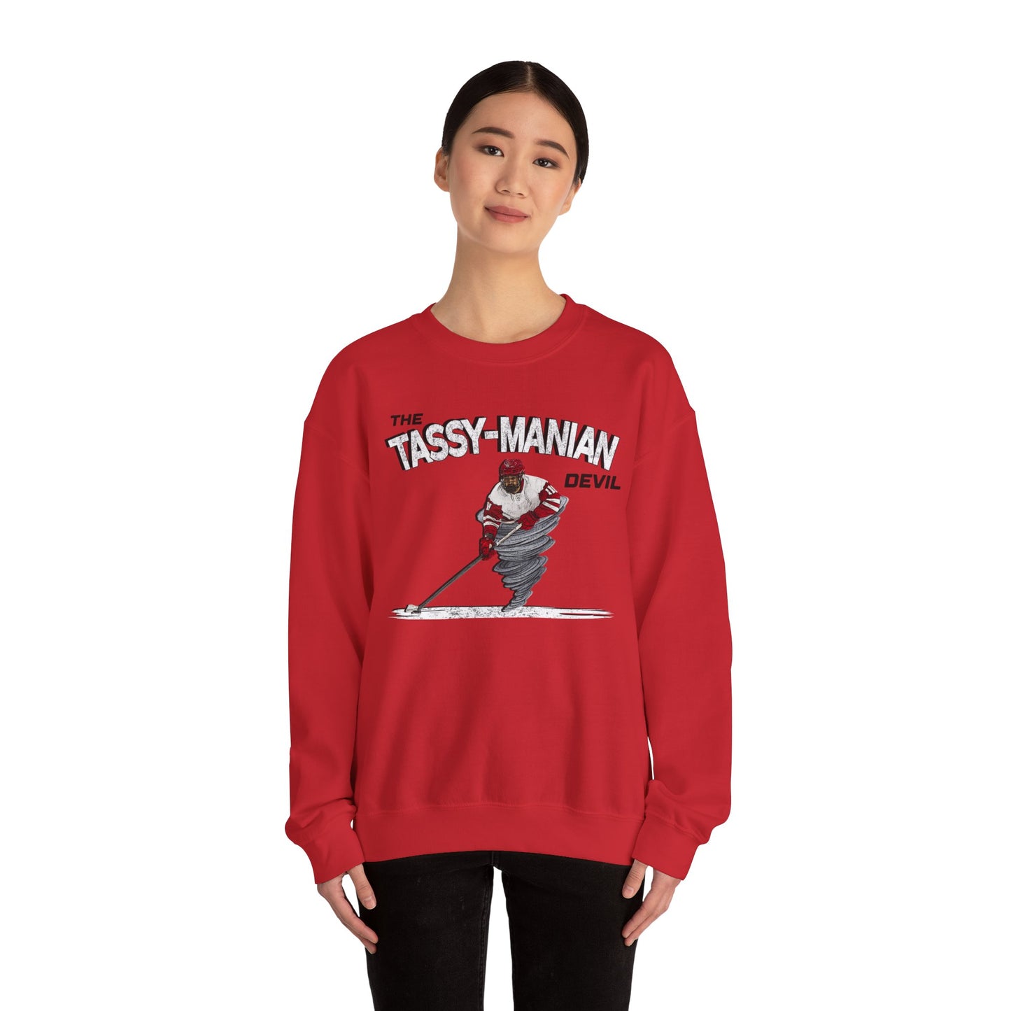Tassy-Manian Devil - Blank Back - Simon Tassy - Crewneck Sweatshirt