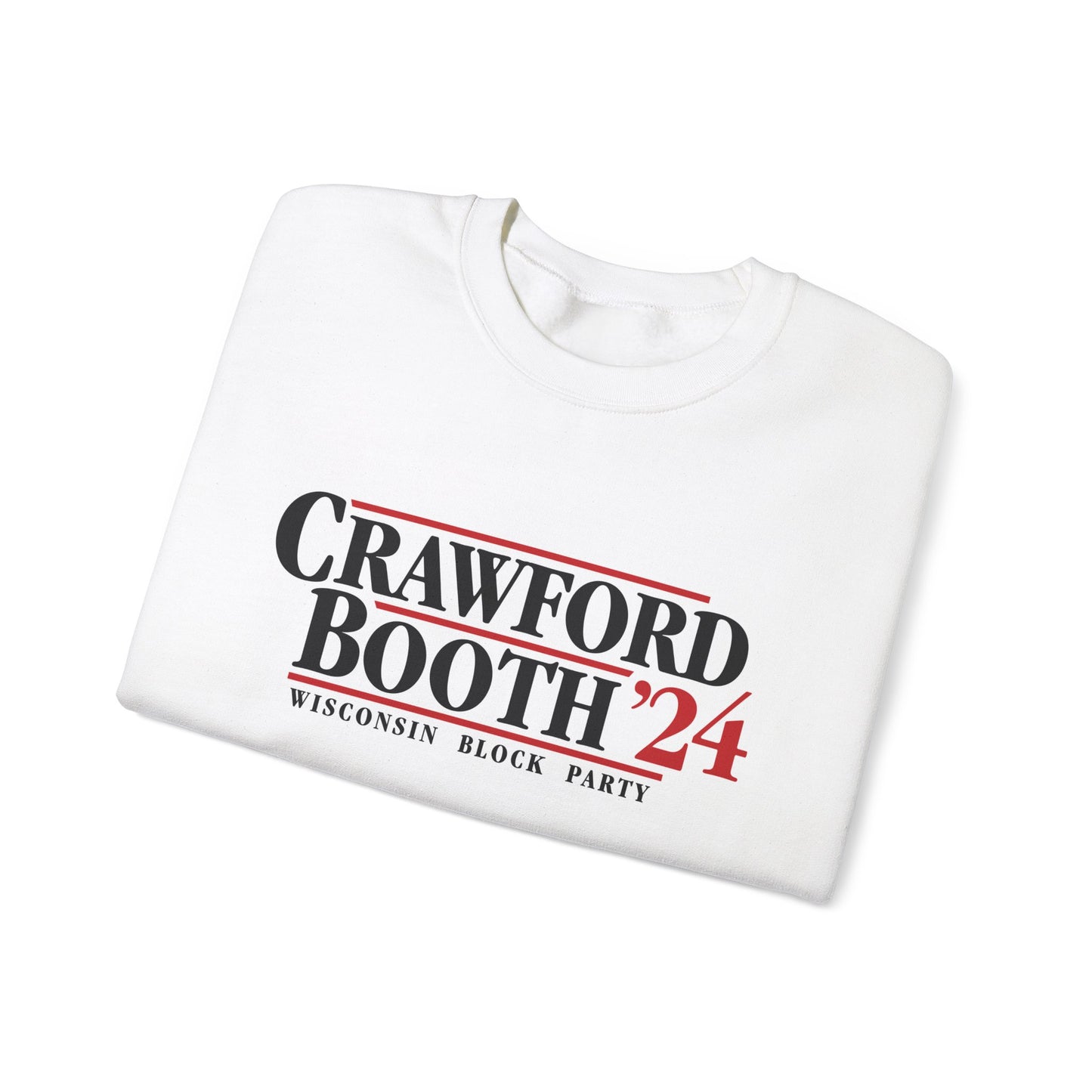 Wisconsin Block Party - Crewneck Sweatshirt - Blank Back