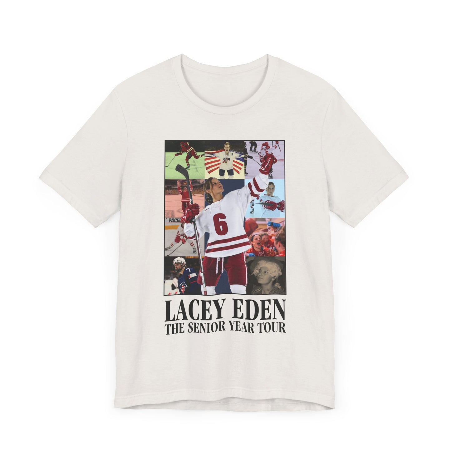 Lacey Eden - Senior Year Tour - Color Name/Number Back - Unisex Jersey Short Sleeve Tee