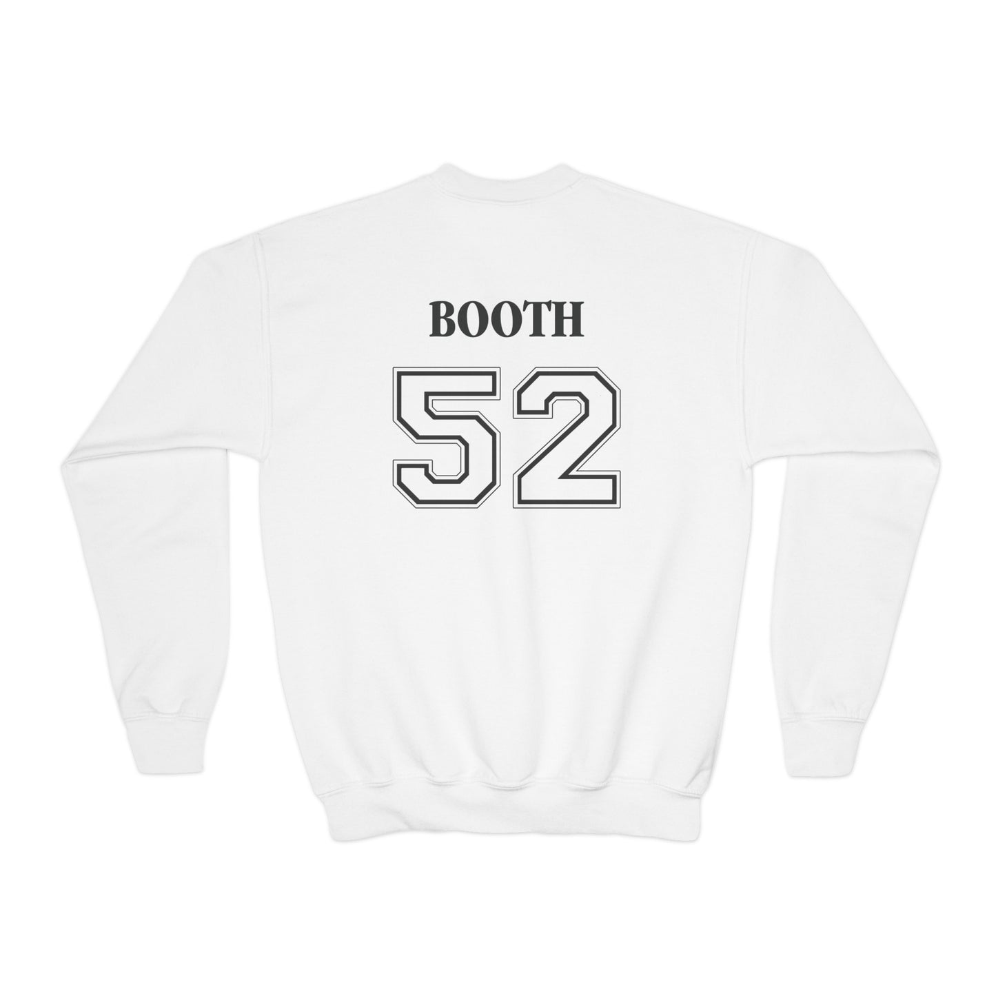 Youth Crewneck Sweatshirt - Booth Back