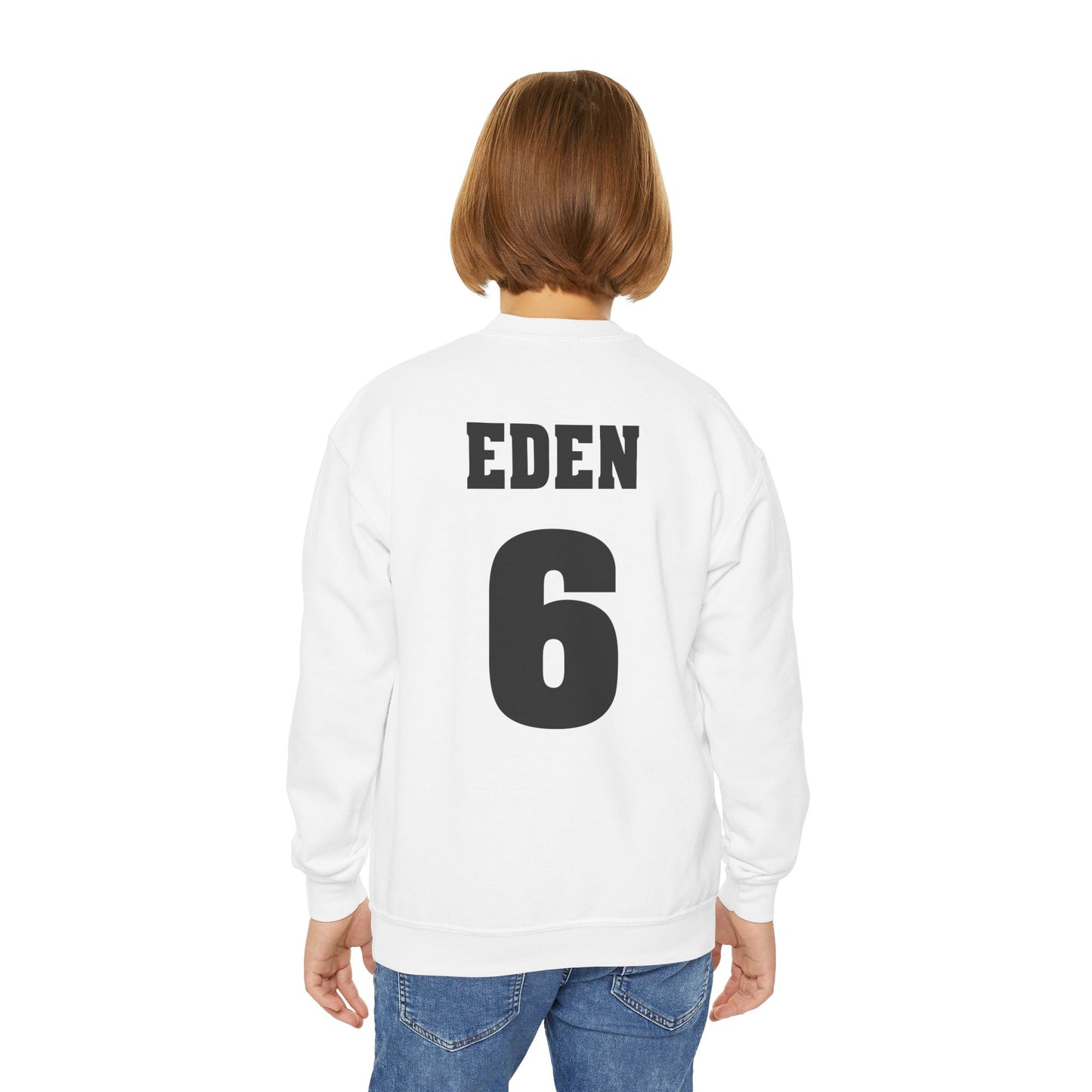 Lacey Eden - Championship Tour - Color Name/Number Back - Youth Crewneck Sweatshirt