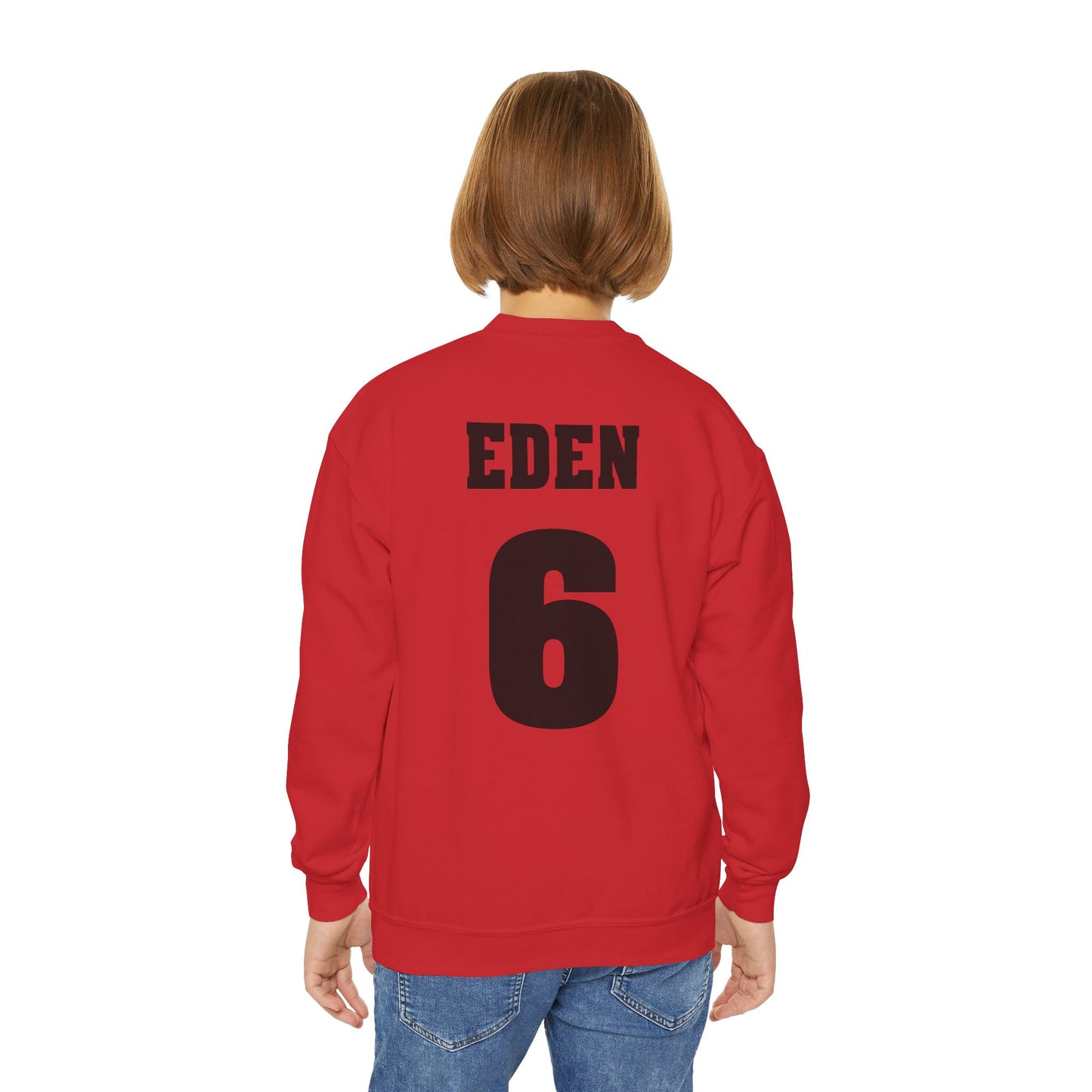 Lacey Eden - Championship Tour - Color Name/Number Back - Youth Crewneck Sweatshirt