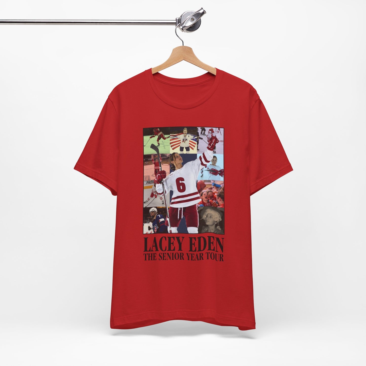 Lacey Eden - Senior Year Tour - Color Name/Number Back - Unisex Jersey Short Sleeve Tee