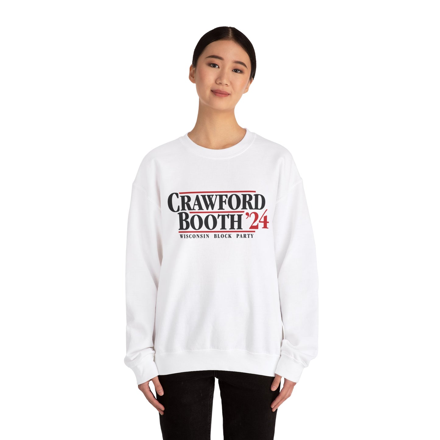 Wisconsin Block Party - Crewneck Sweatshirt - Blank Back