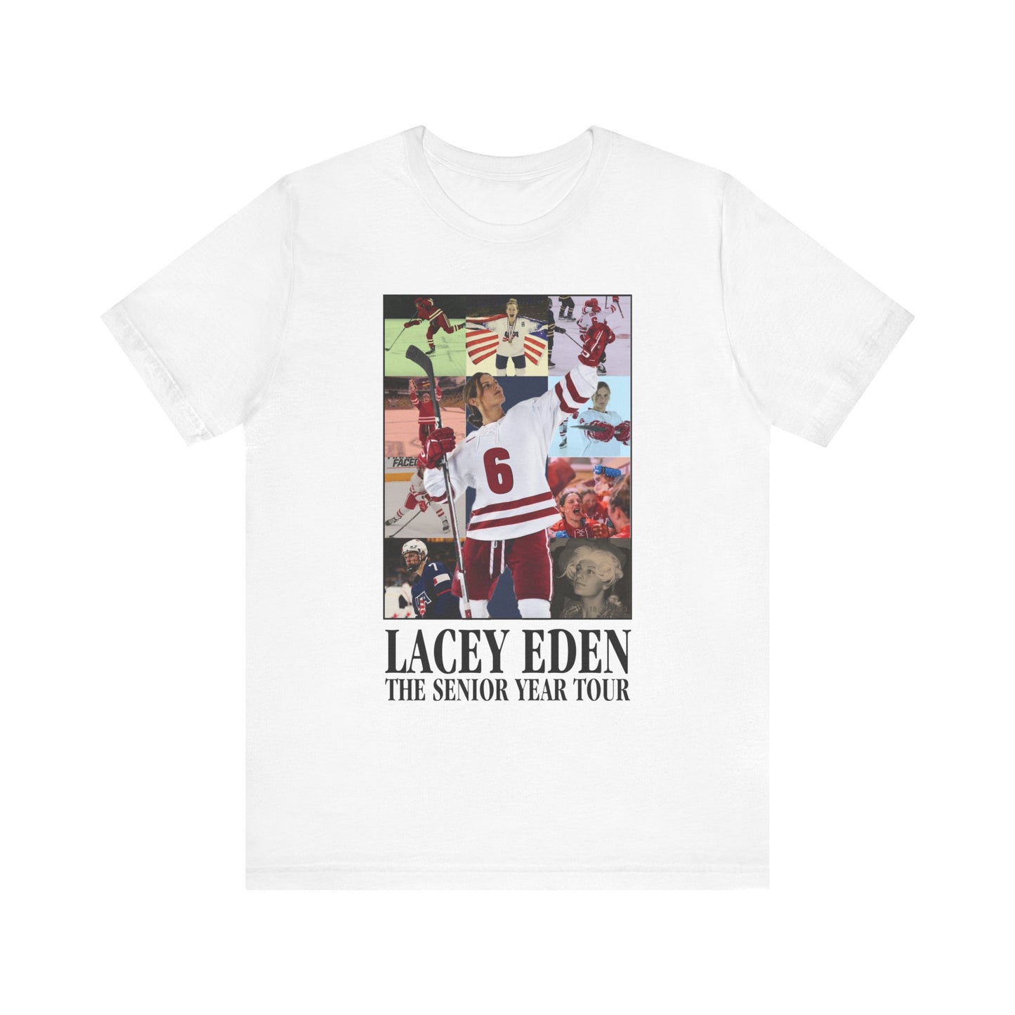 Lacey Eden - Senior Year Tour - Color Plain Back - Unisex Jersey Short Sleeve Tee