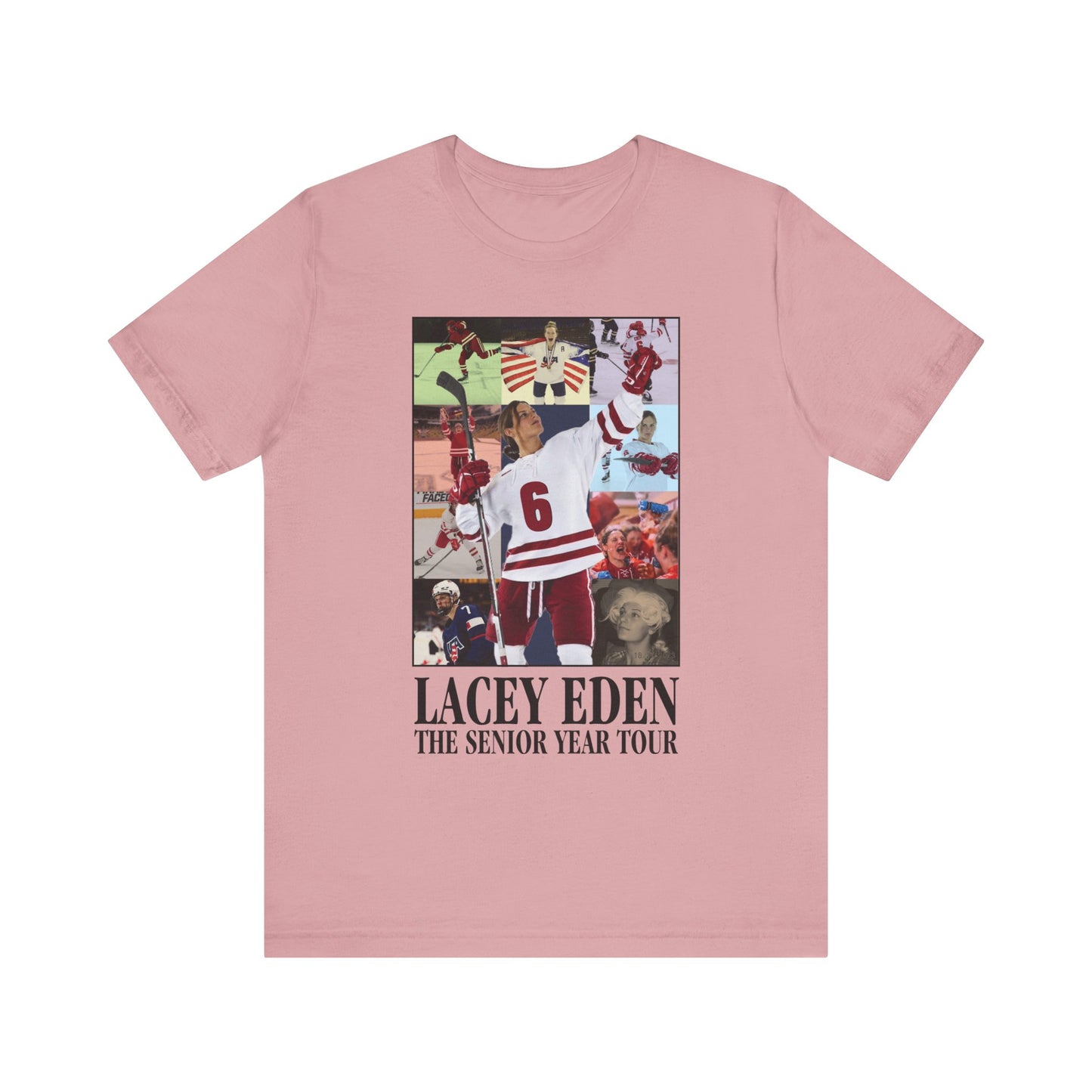 Lacey Eden - Senior Year Tour - Color Name/Number Back - Unisex Jersey Short Sleeve Tee