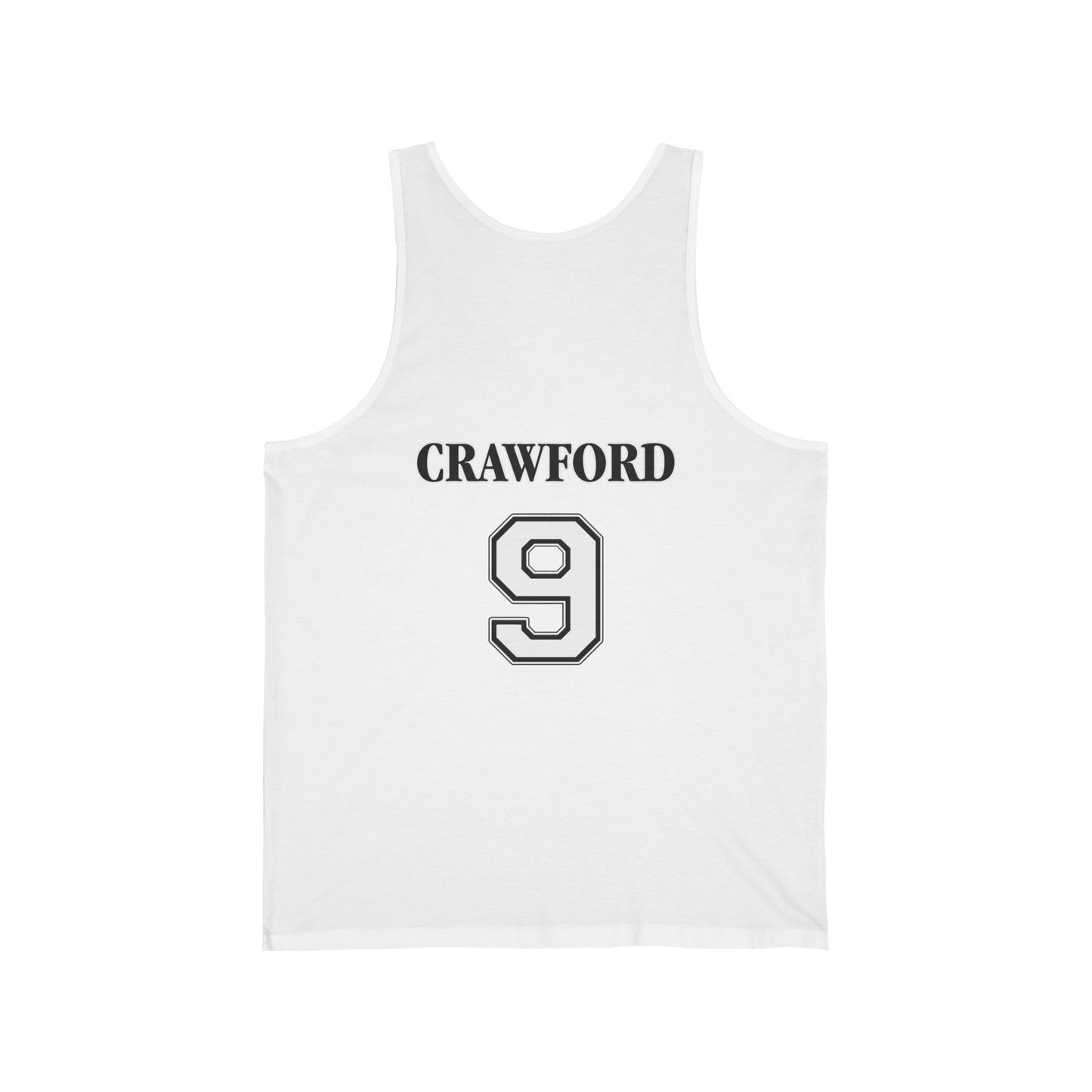 Unisex Jersey Tank - Crawford Back