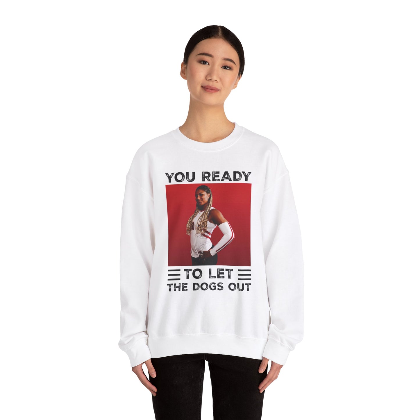 Ready to Let the Dogs Out - Blank Back - Devyn Robinson - Crewneck Sweatshirt