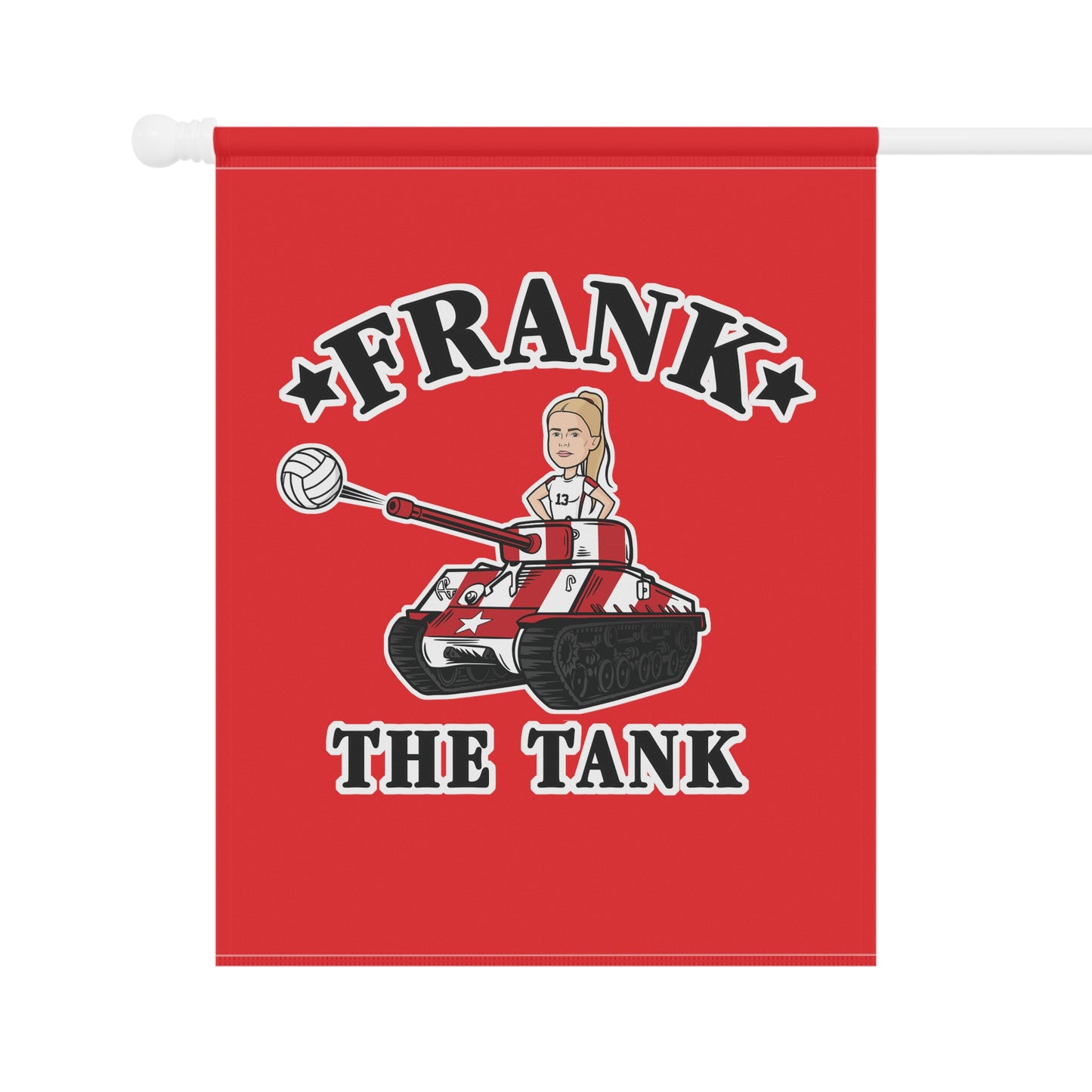 Frank the Tank - Garden & House Banner