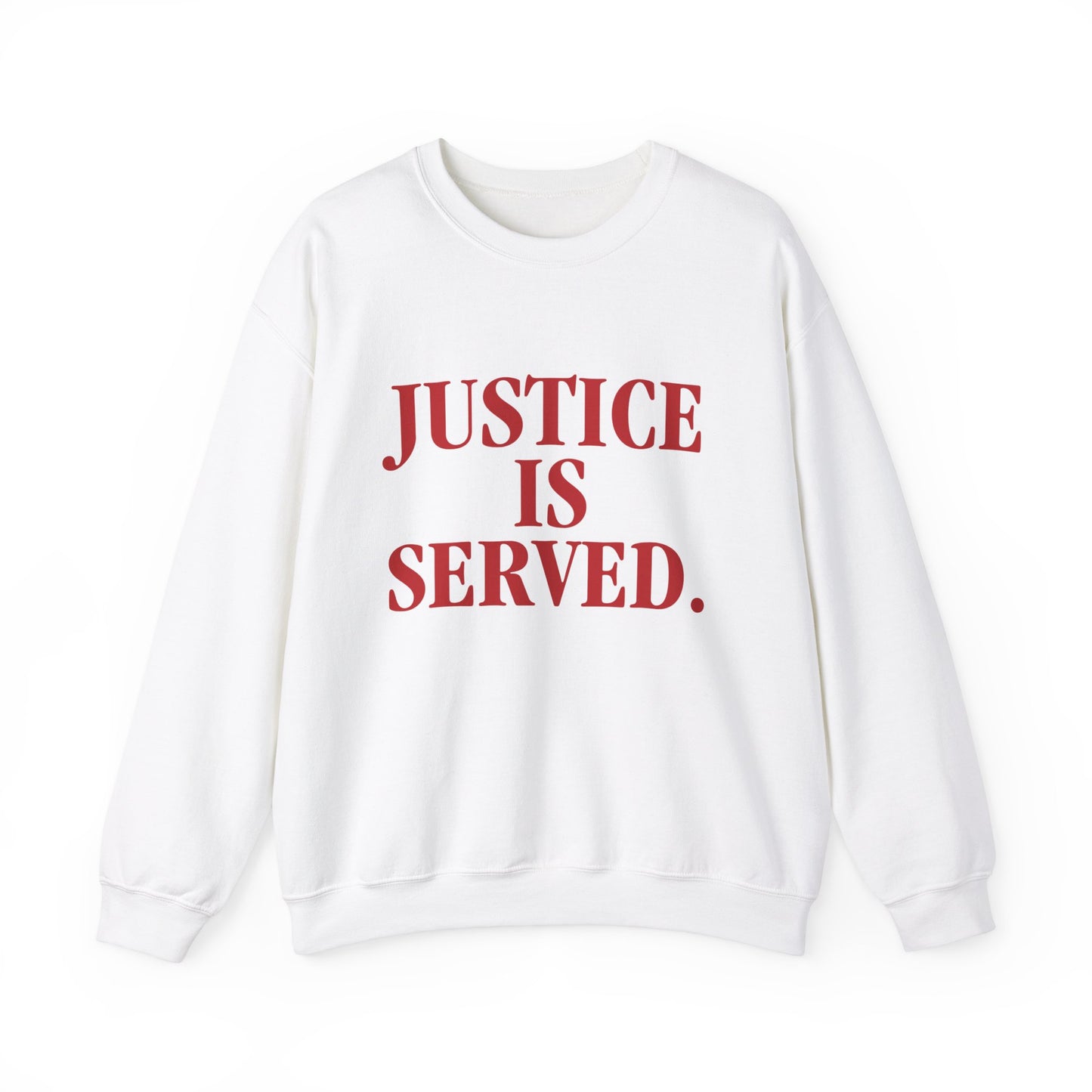 Justice is Served. - Unisex Crewneck Sweatshirt