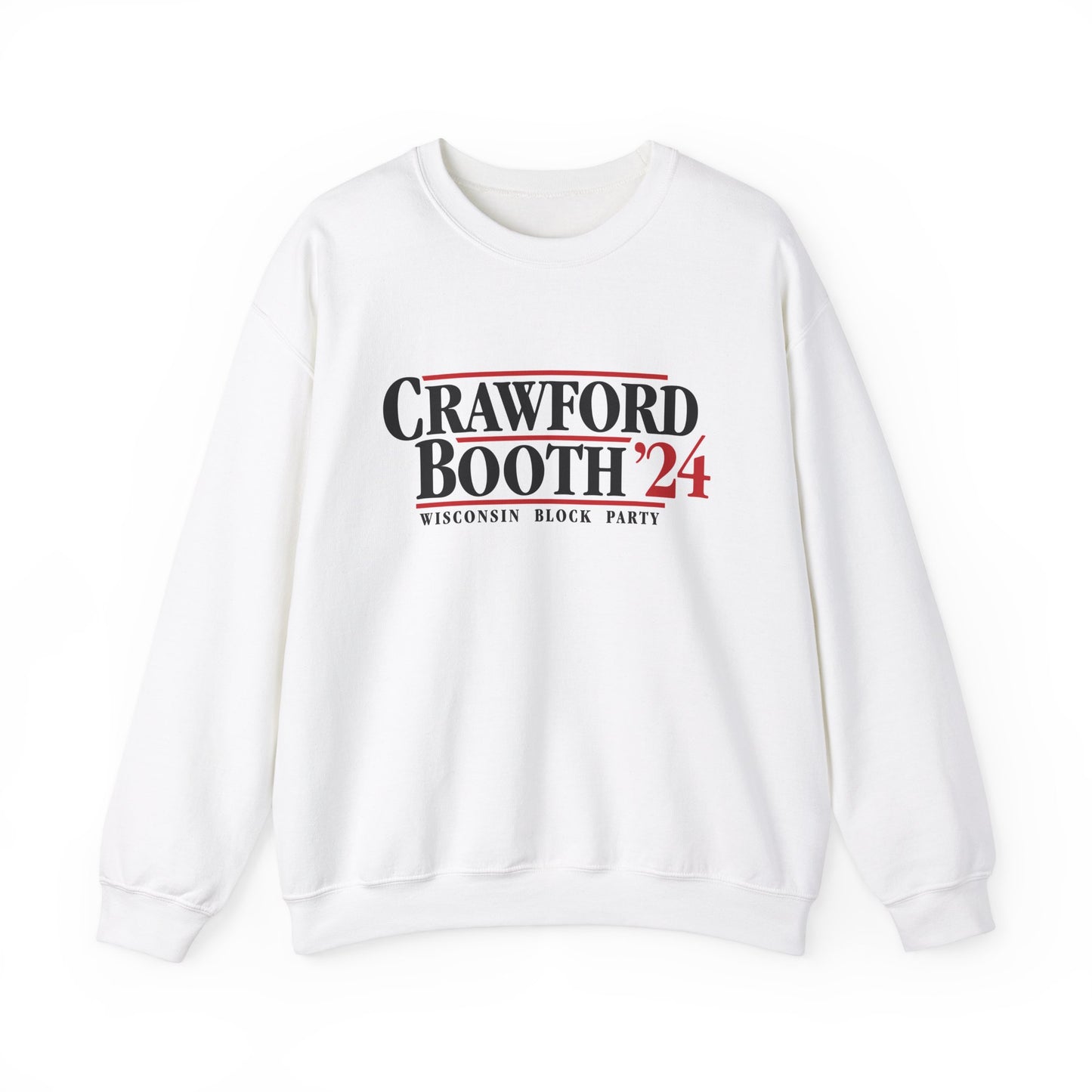 Wisconsin Block Party - Crewneck Sweatshirt - Booth Back