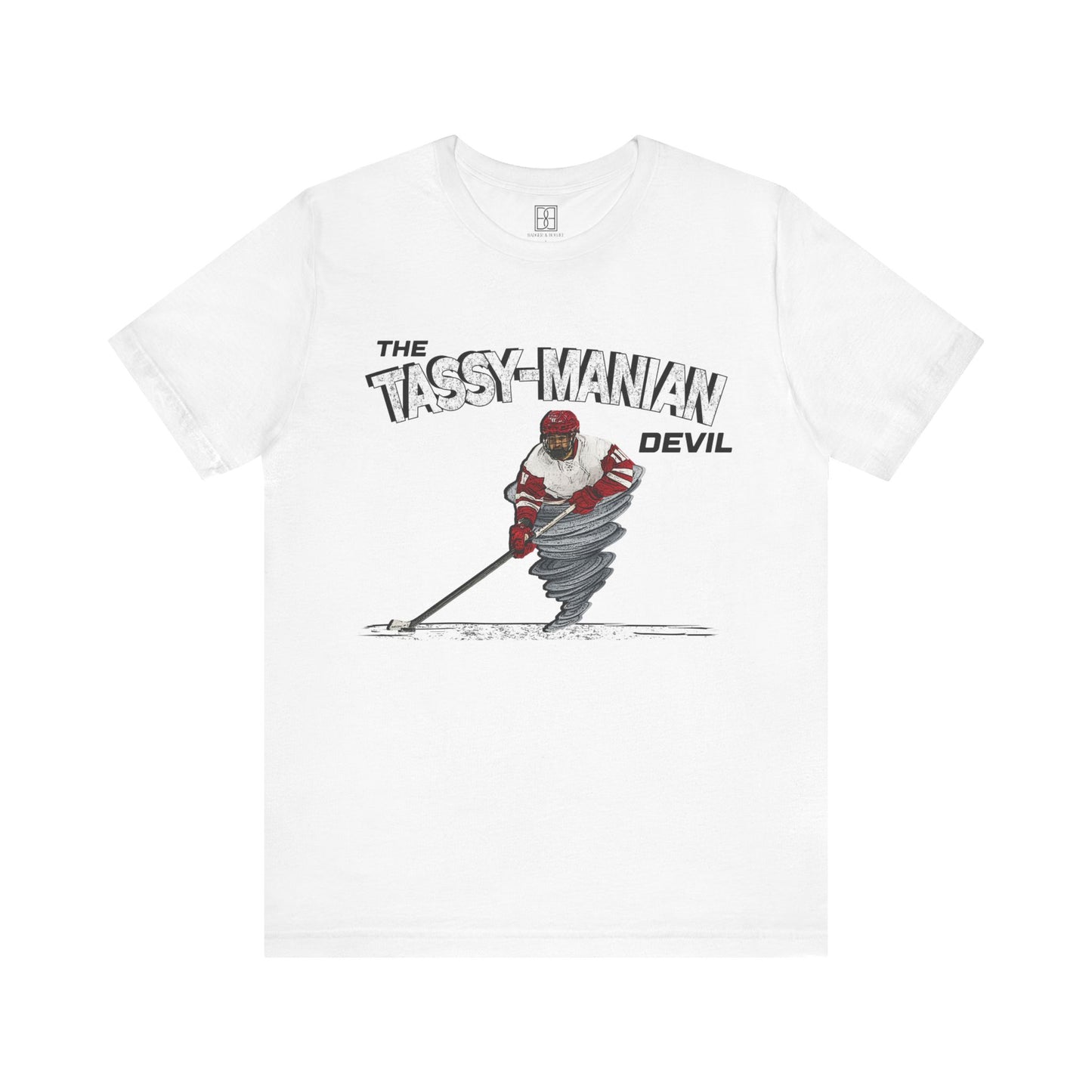 Tassy-Manian Devil - Blank Back - Simon Tassy - Unisex Short Sleeve Tee