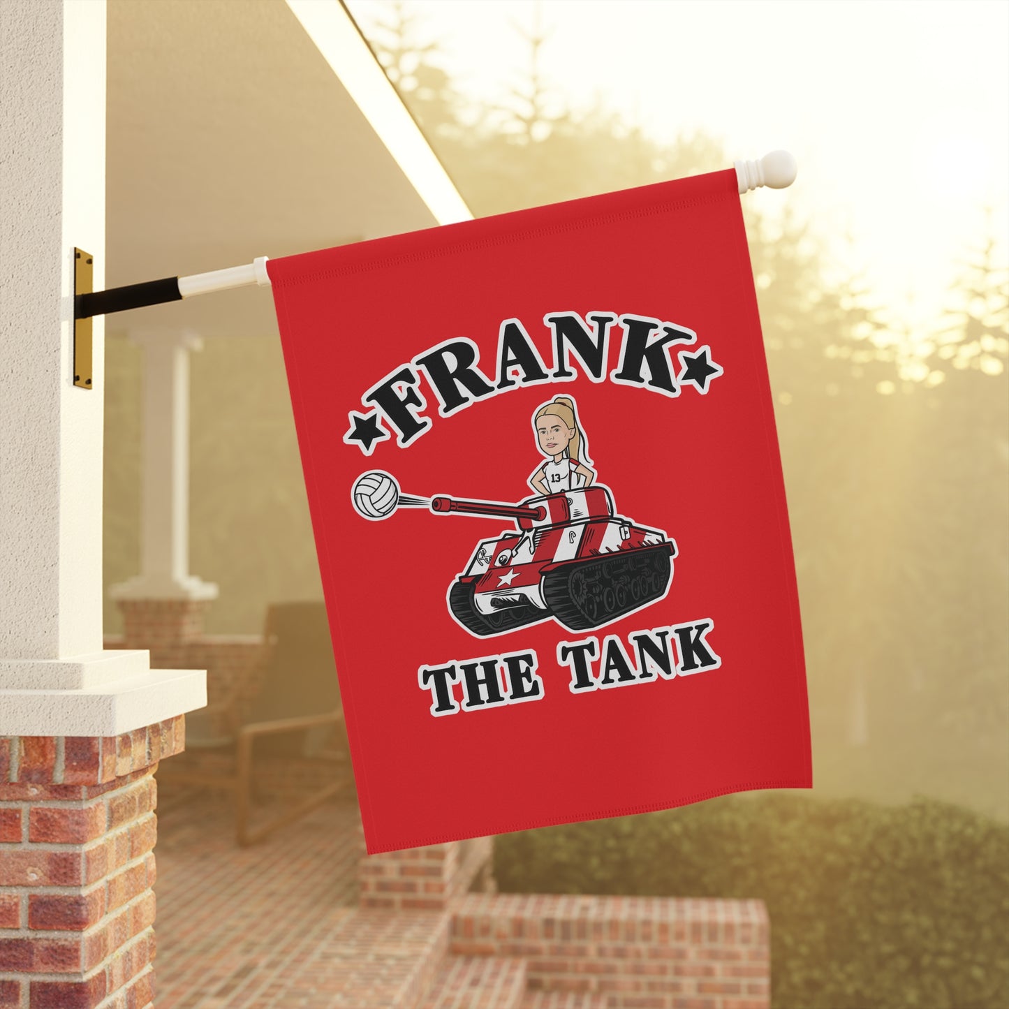 Frank the Tank - Garden & House Banner