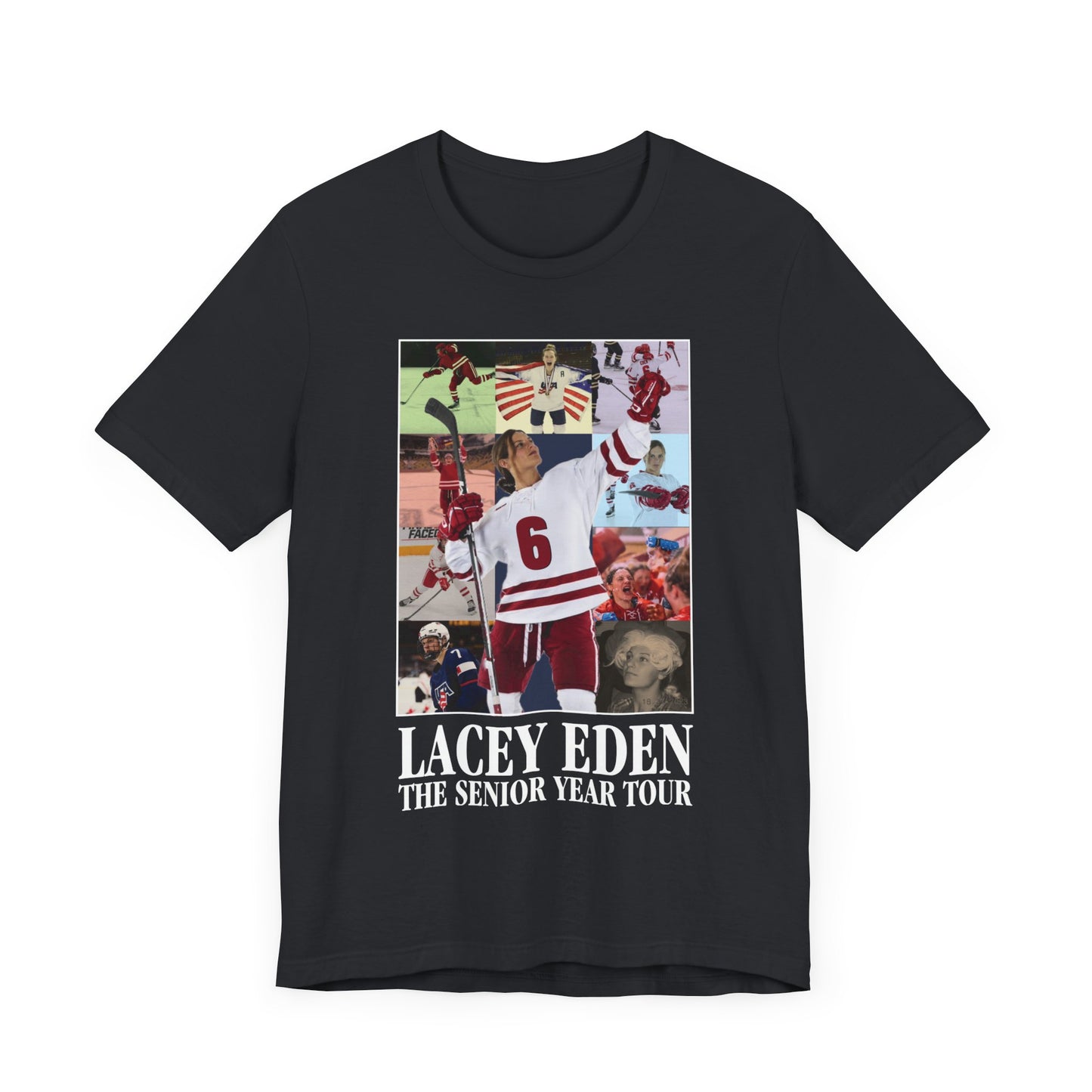 Lacey Eden - Senior Year Tour - Color Plain Back - Unisex Jersey Short Sleeve Tee