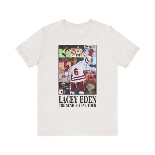 Lacey Eden - Senior Year Tour - Color Name/Number Back - Unisex Jersey Short Sleeve Tee