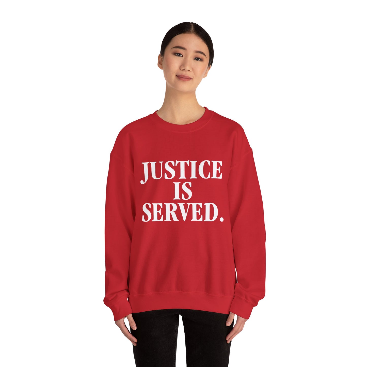 Justice is Served. - Unisex Crewneck Sweatshirt