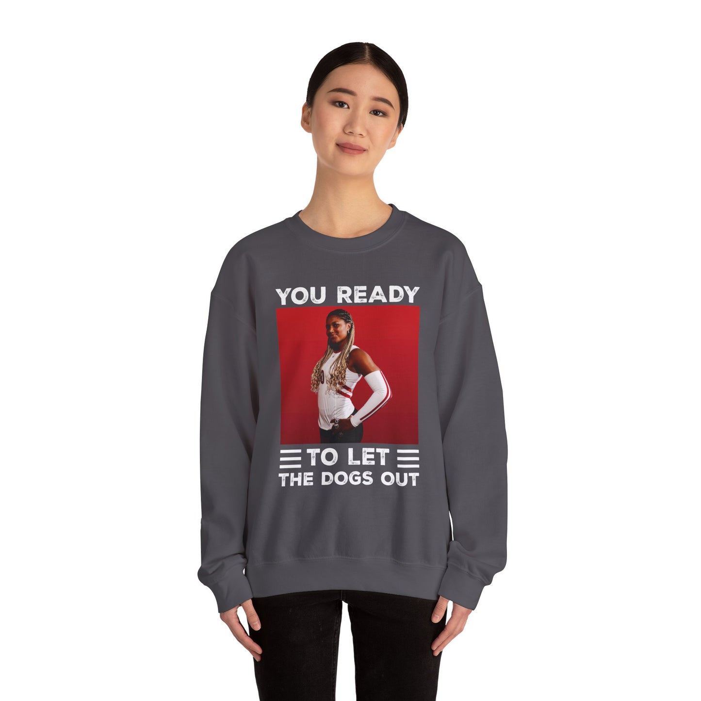 Ready to Let the Dogs Out - Blank Back - Devyn Robinson - Crewneck Sweatshirt