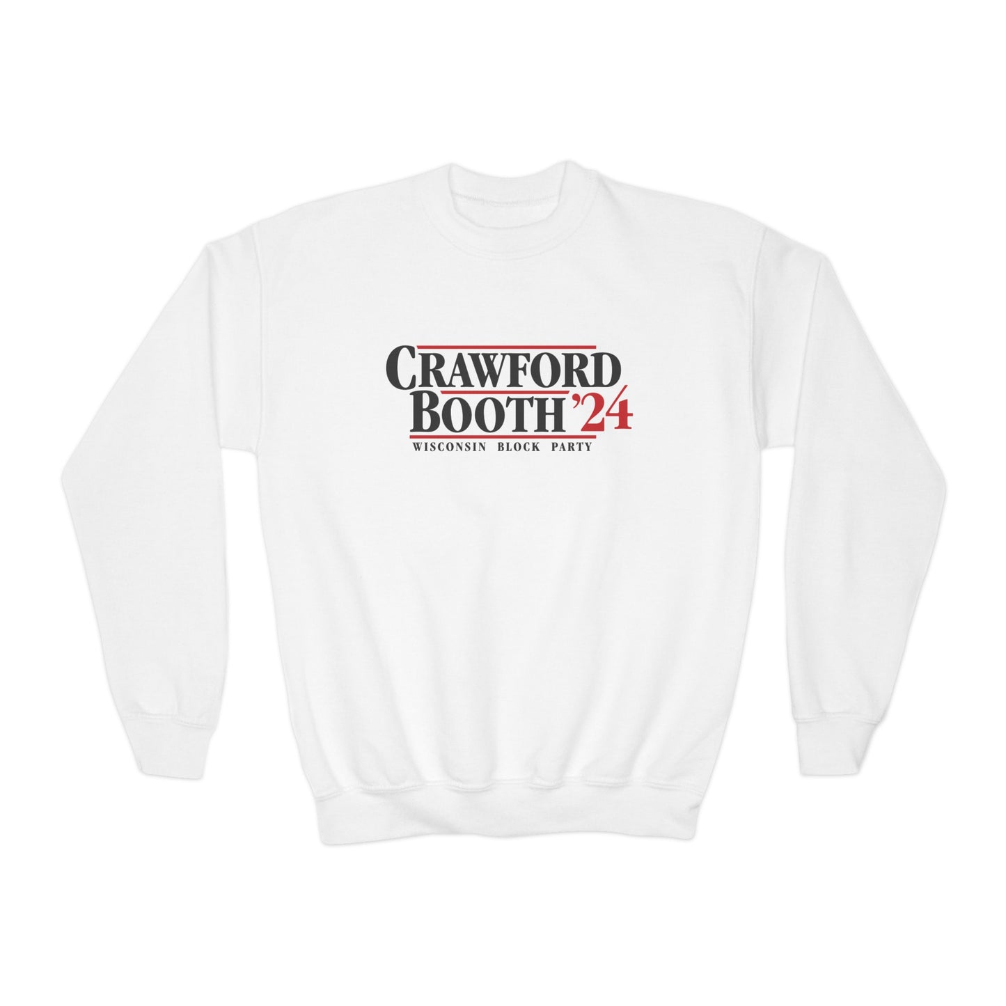 Youth Crewneck Sweatshirt - Booth Back