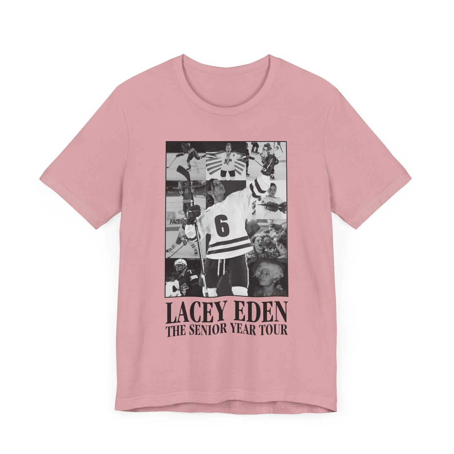 Lacey Eden - Senior Year Tour - B&W Name/Number Back - Unisex Jersey Short Sleeve Tee