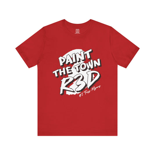 Tess Myers - Paint the Town Red - Unisex Short Sleeve Tee