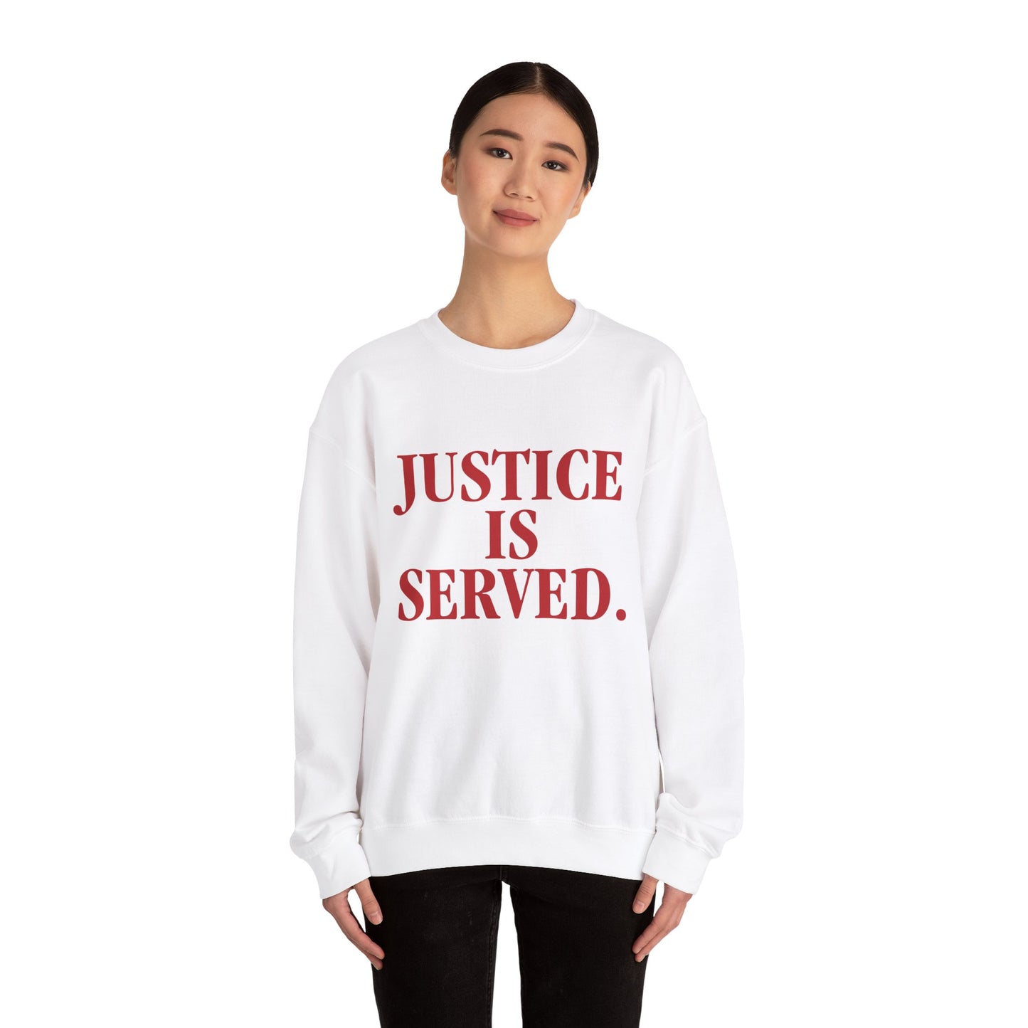 Justice is Served. - Unisex Crewneck Sweatshirt