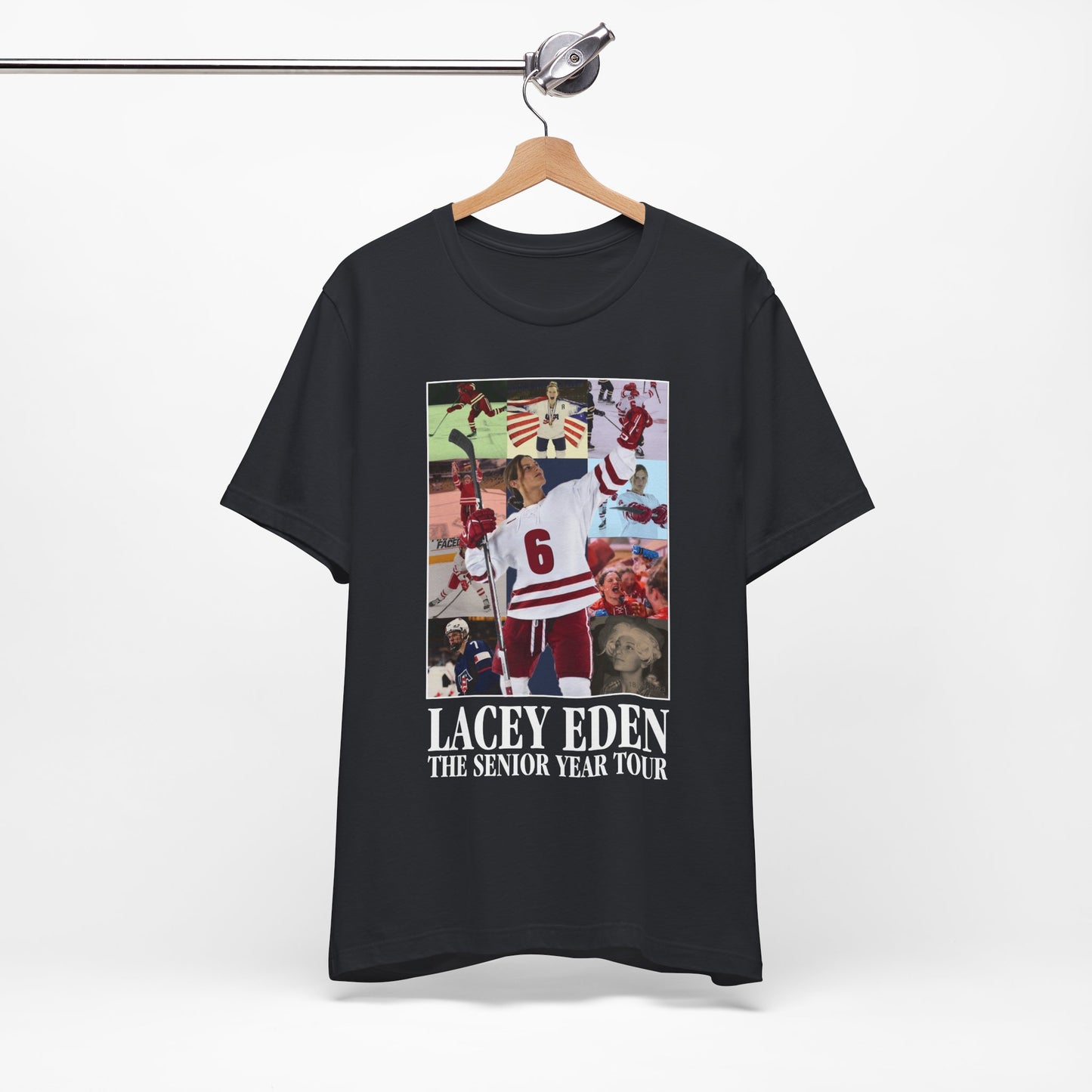 Lacey Eden - Senior Year Tour - Color Name/Number Back - Unisex Jersey Short Sleeve Tee