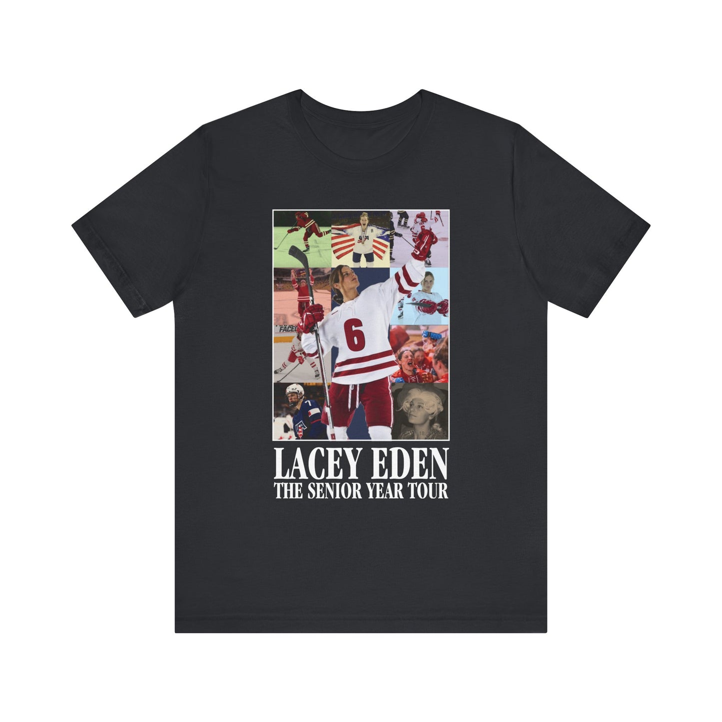 Lacey Eden - Senior Year Tour - Color Name/Number Back - Unisex Jersey Short Sleeve Tee