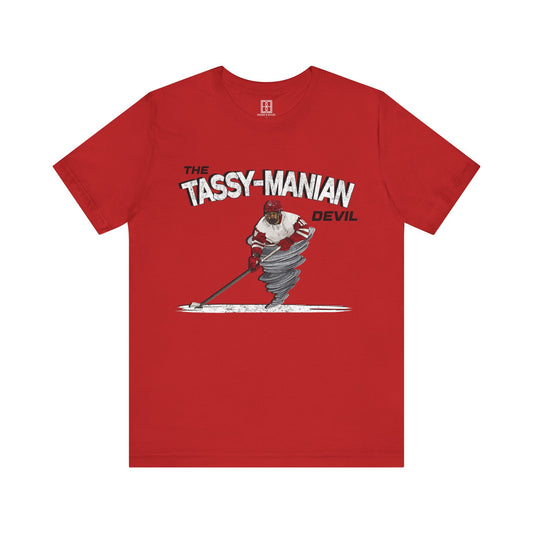 Tassy-Manian Devil - Blank Back - Simon Tassy - Unisex Short Sleeve Tee