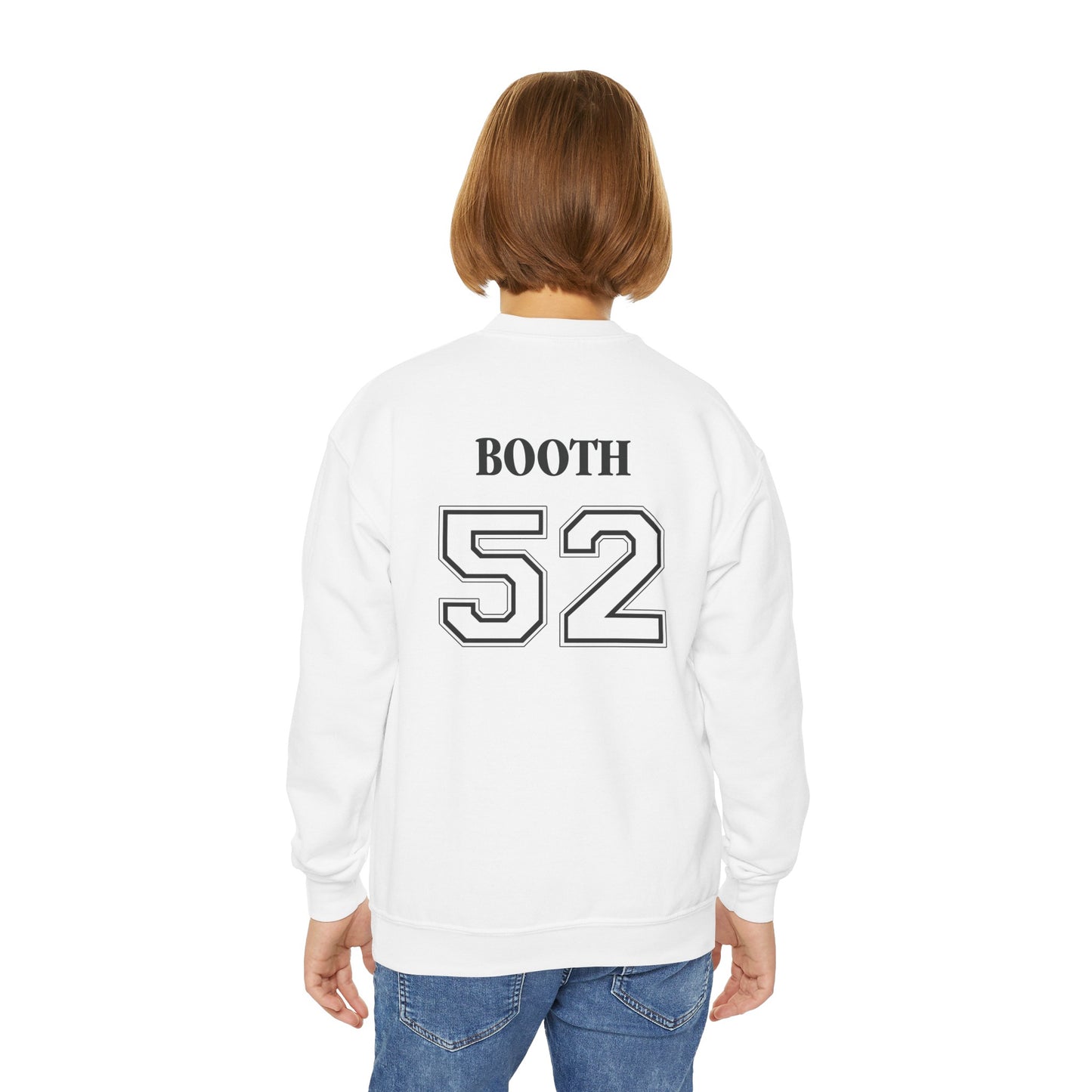 Youth Crewneck Sweatshirt - Booth Back