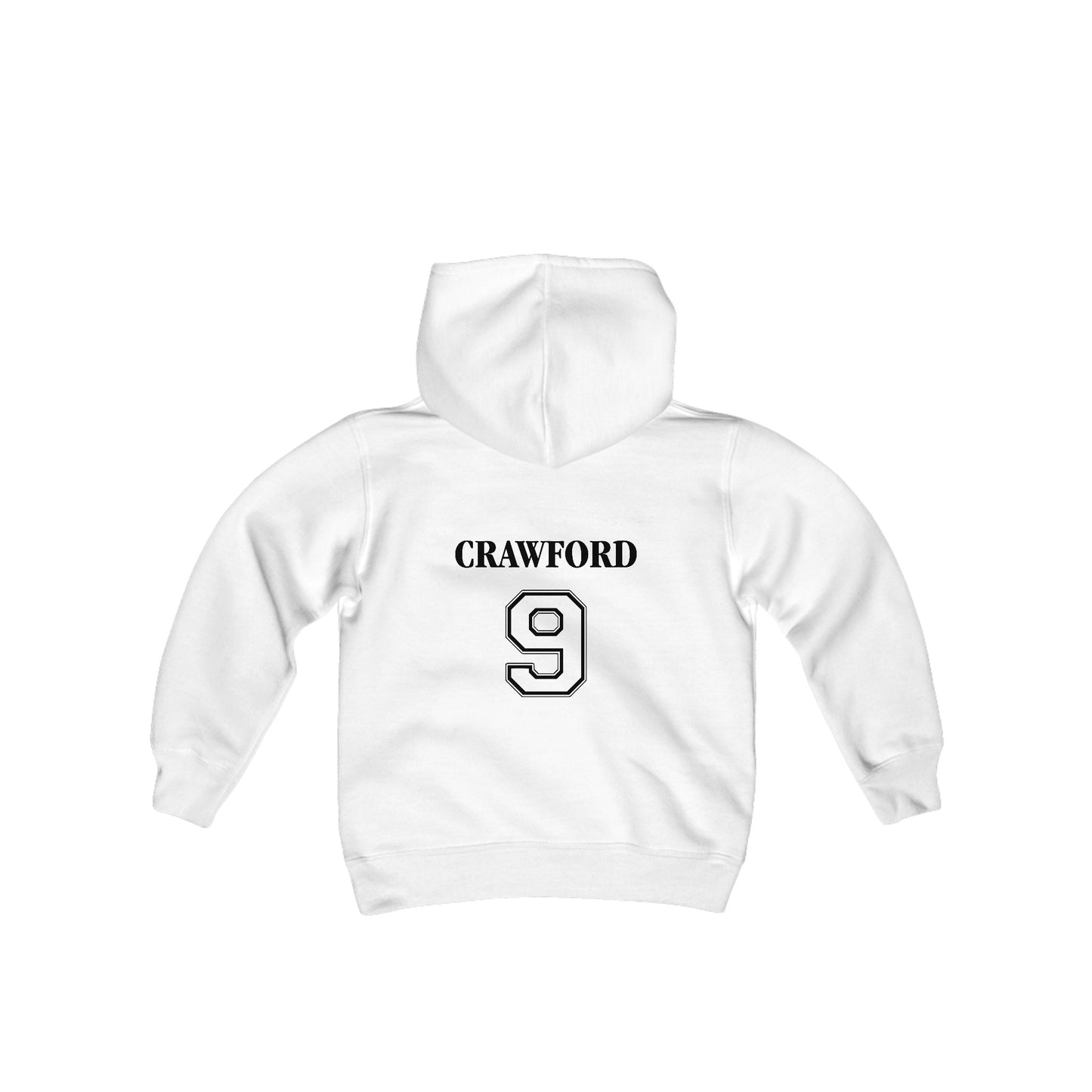 Youth Heavy Blend Hooded Sweatshirt - Crawford Back