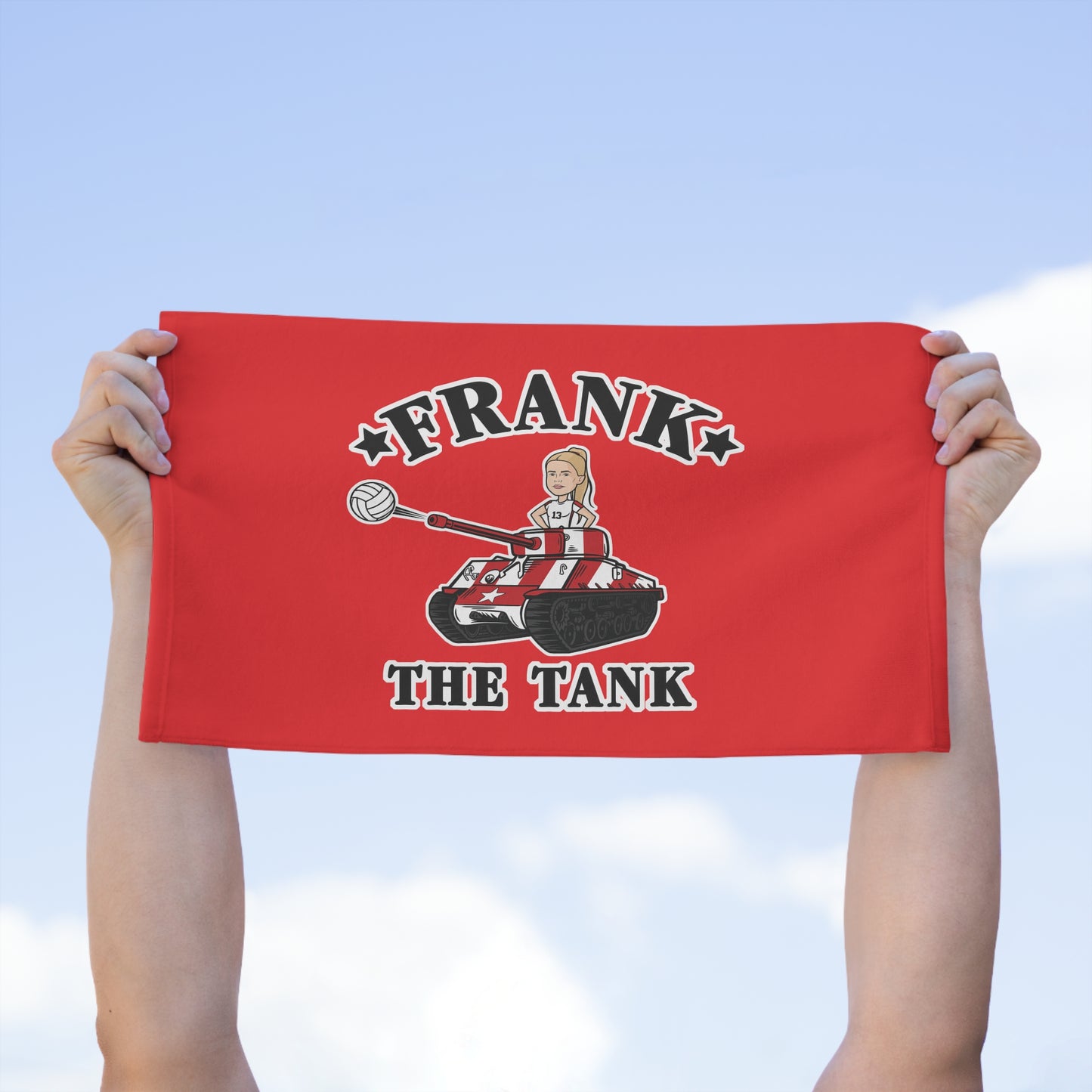 Frank the Tank - Rally Towel, 11x18