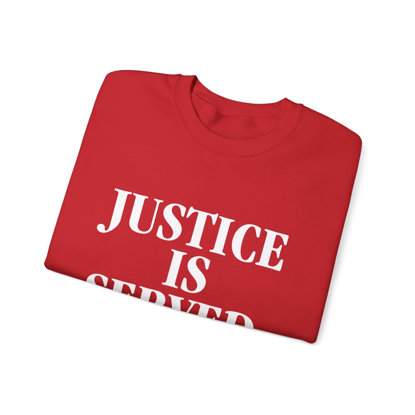 Justice is Served. - Unisex Crewneck Sweatshirt