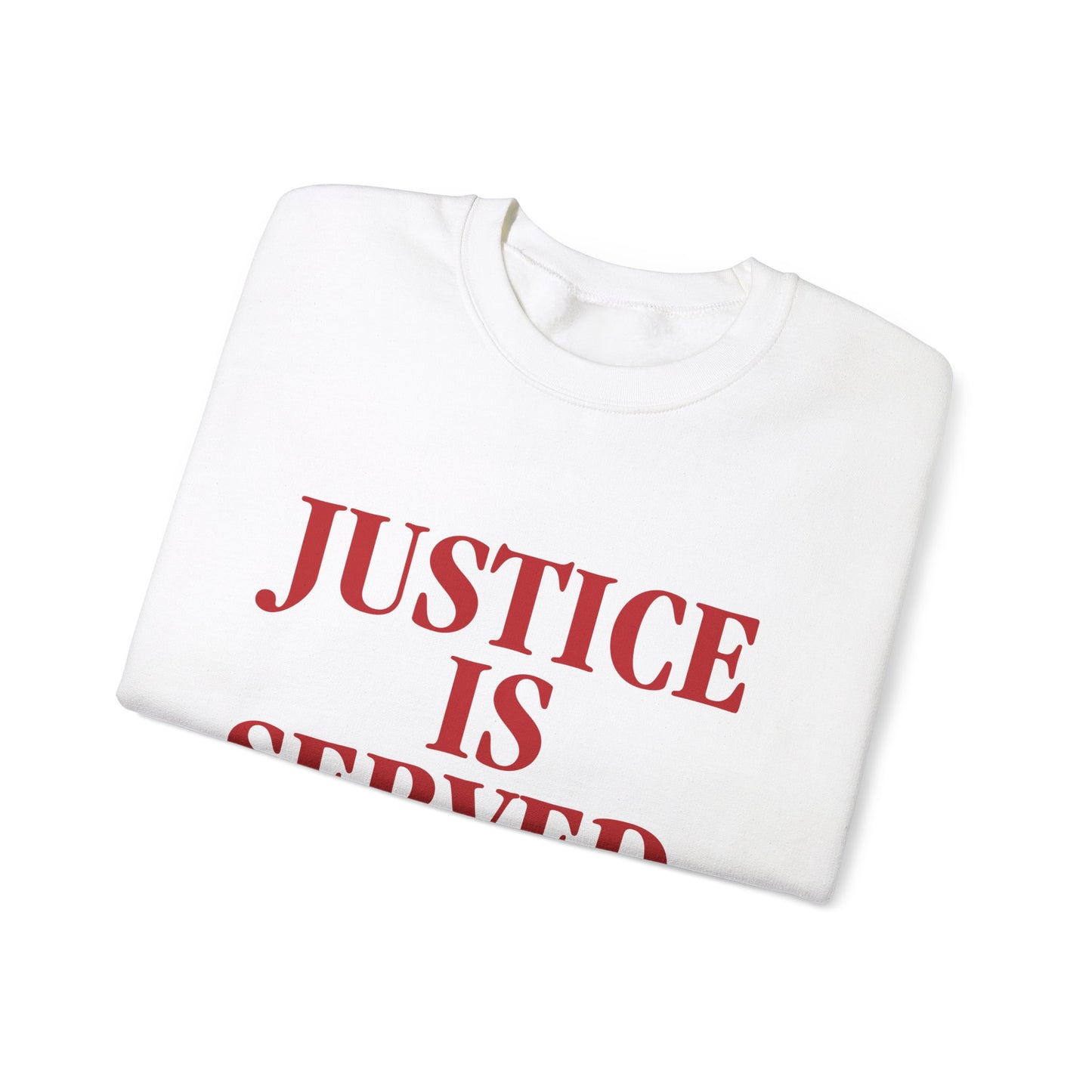 Justice is Served. - Unisex Crewneck Sweatshirt