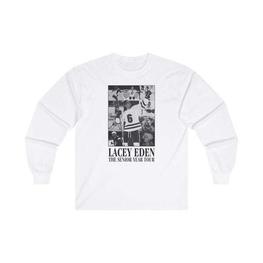 Lacey Eden - Senior Year Tour - B&W Plain Back - Unisex Ultra Cotton Long Sleeve Tee