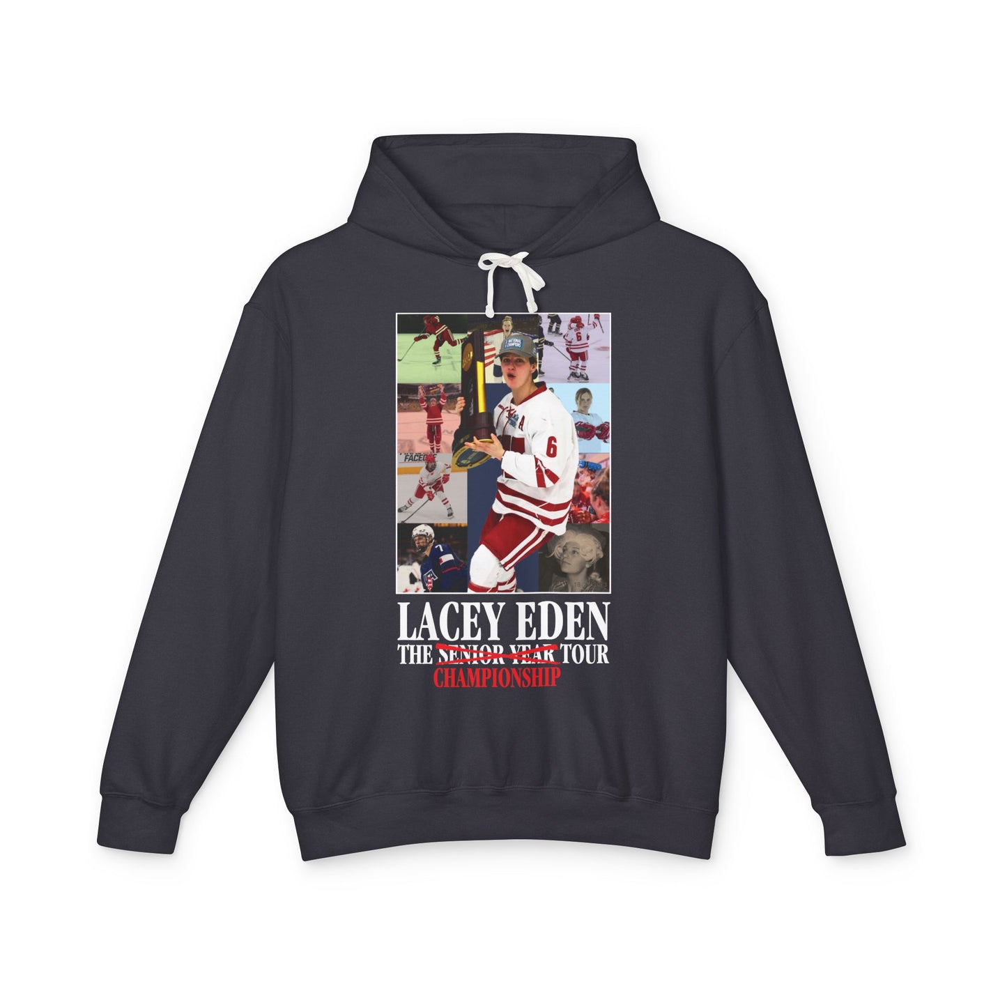 Lacey Eden - Championship Tour - Color Name/Number Back - Unisex Lightweight Hooded Sweatshirt