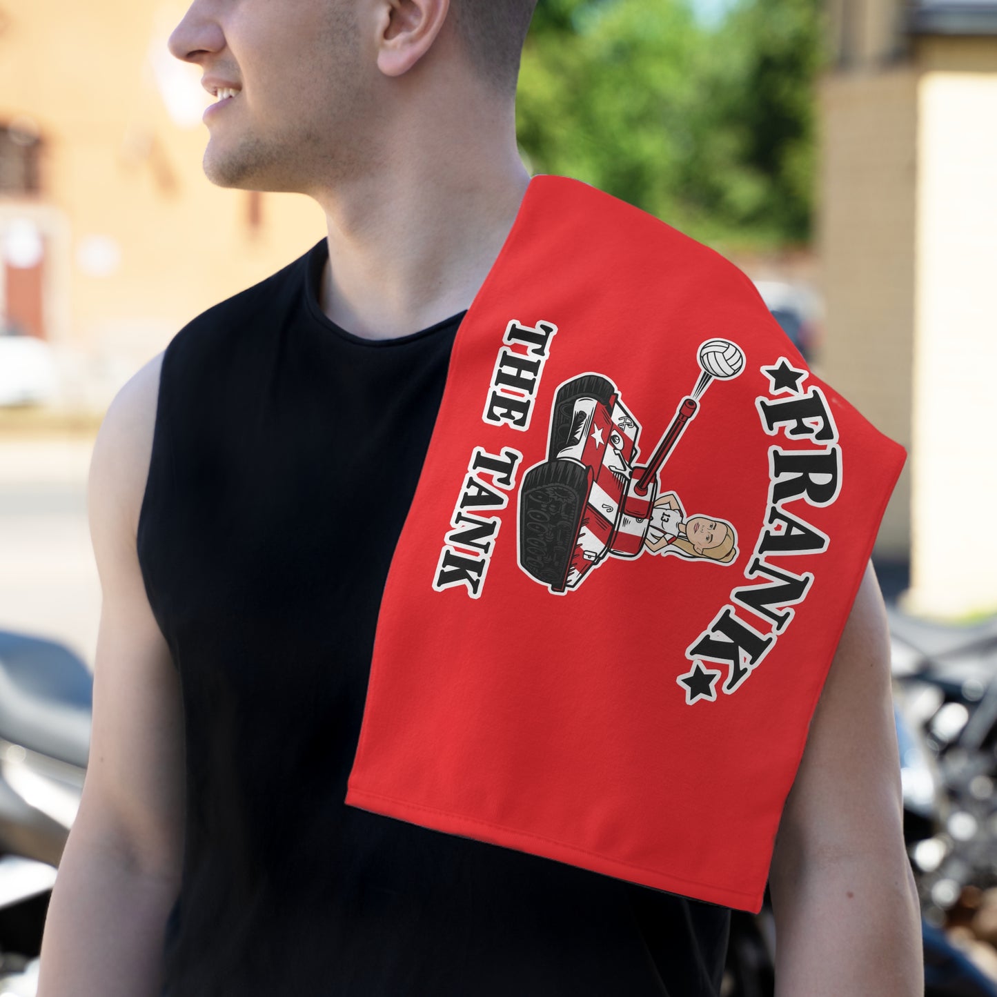 Frank the Tank - Rally Towel, 11x18