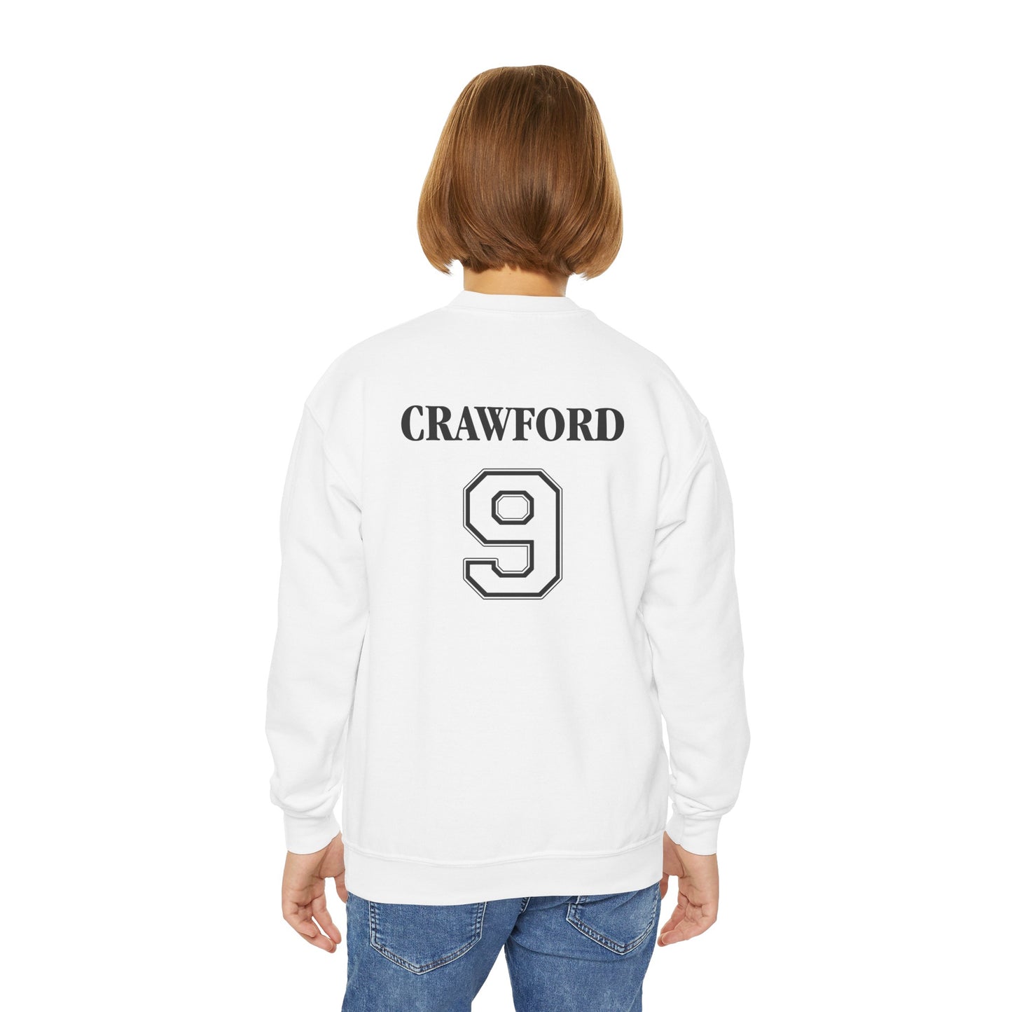 Youth Crewneck Sweatshirt - Crawford Back