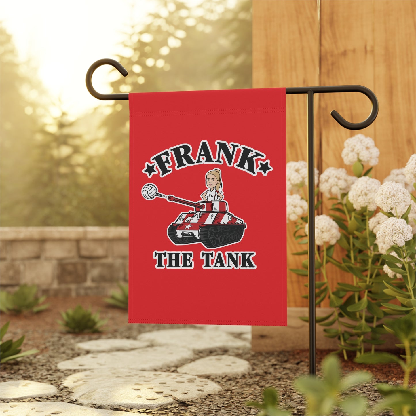 Frank the Tank - Garden & House Banner